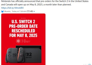 Switch 2 Pre-Orders Remain Unchanged; Not Scheduled for May 8 – News